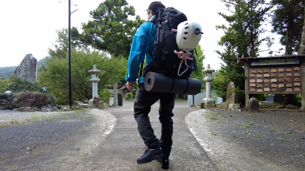 伊予ヶ岳 登山 バックパック